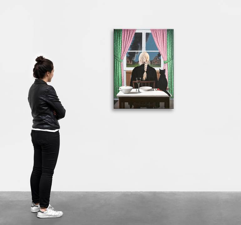 Original Figurative Politics Painting by Nataliya Bagatskaya