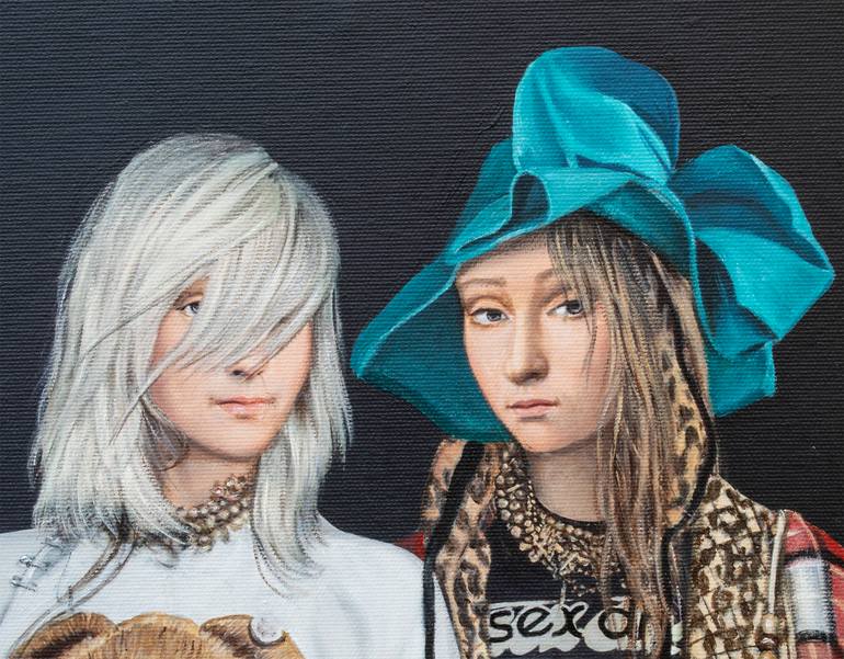 Original Figurative Humor Painting by Nataliya Bagatskaya