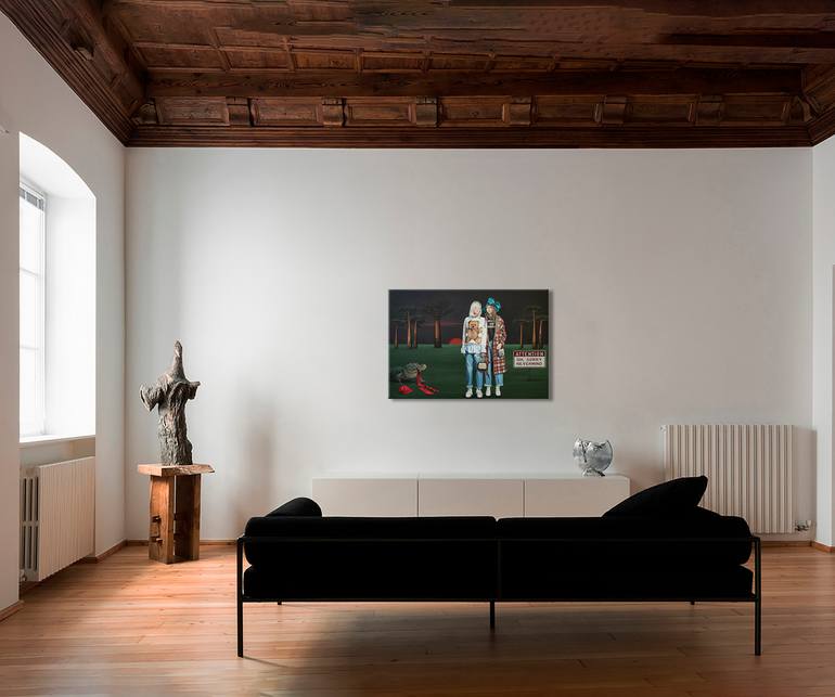 Original Figurative Humor Painting by Nataliya Bagatskaya