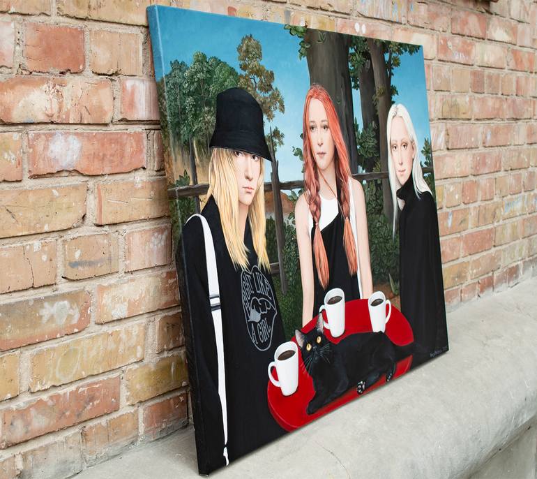 Original Figurative People Painting by Nataliya Bagatskaya