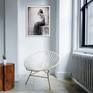 This painting with a naked girl in black and white will fit well into a large room with a minimalist modern interior.