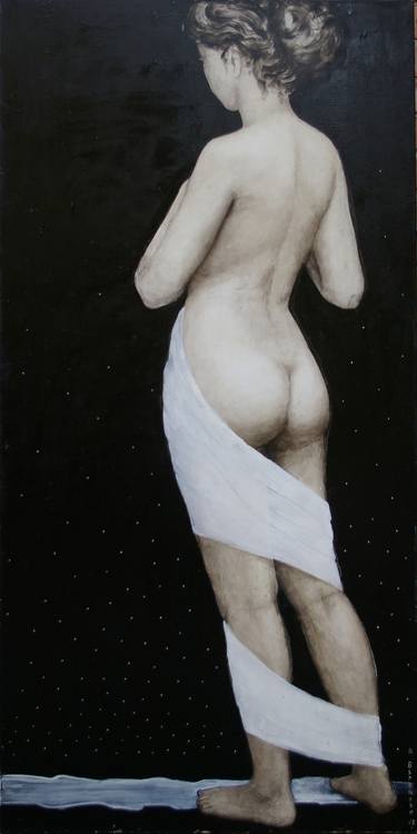 Original Art Deco Nude Paintings by Nataliya Bagatskaya