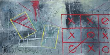 Abstract oil painting "Tic Tac Toe" thumb
