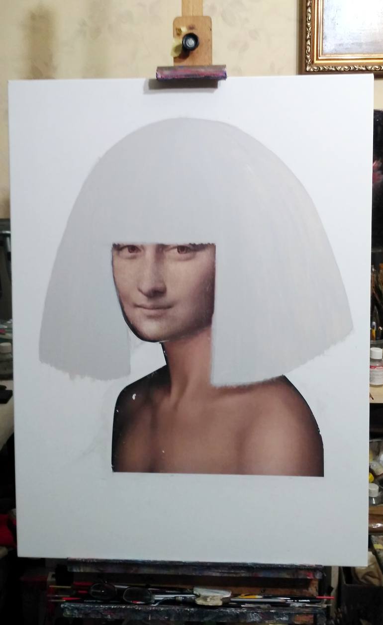 Original Conceptual People Painting by Nataliya Bagatskaya