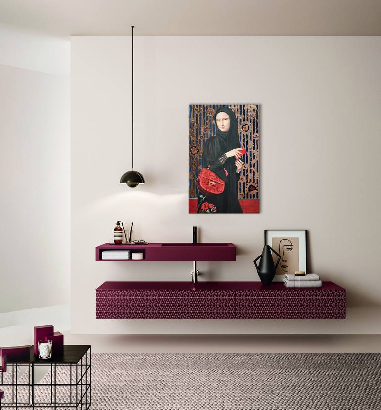 Original Art Deco Women Painting by Nataliya Bagatskaya