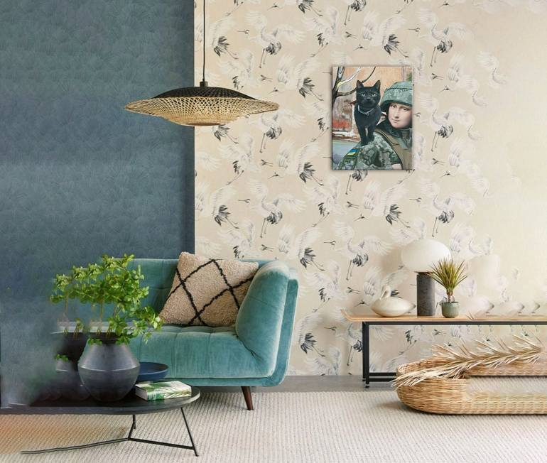 Original Conceptual Women Painting by Nataliya Bagatskaya