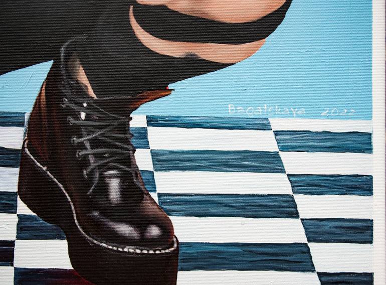 Original Conceptual Women Painting by Nataliya Bagatskaya