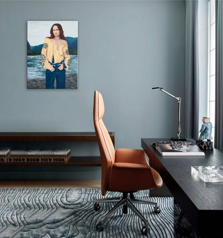 Original Conceptual Women Painting by Nataliya Bagatskaya