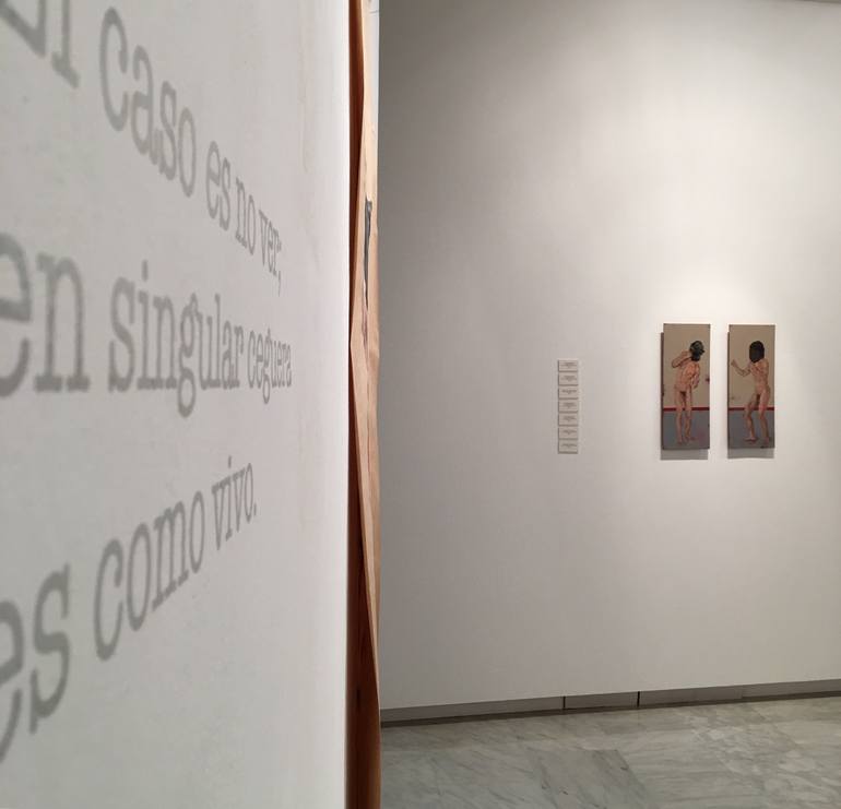 Original Conceptual Nude Painting by Desdibujando Cristina Martel