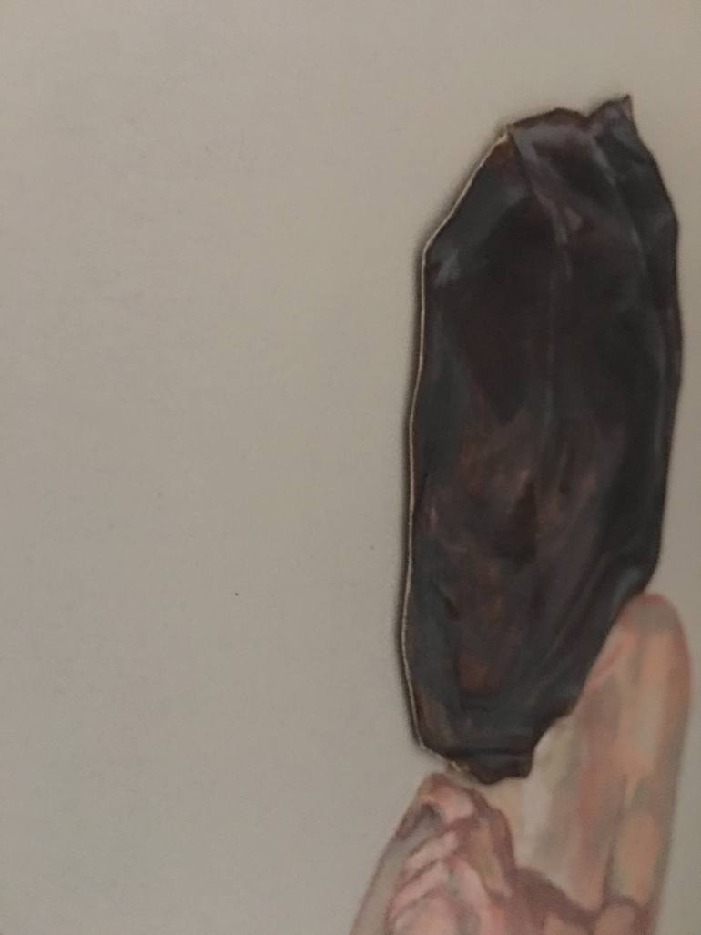 Original Figurative Nude Painting by Desdibujando Cristina Martel