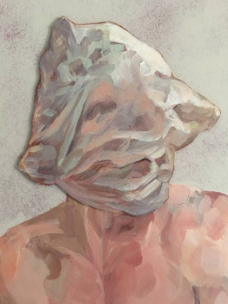 Original Documentary Nude Painting by Desdibujando Cristina Martel