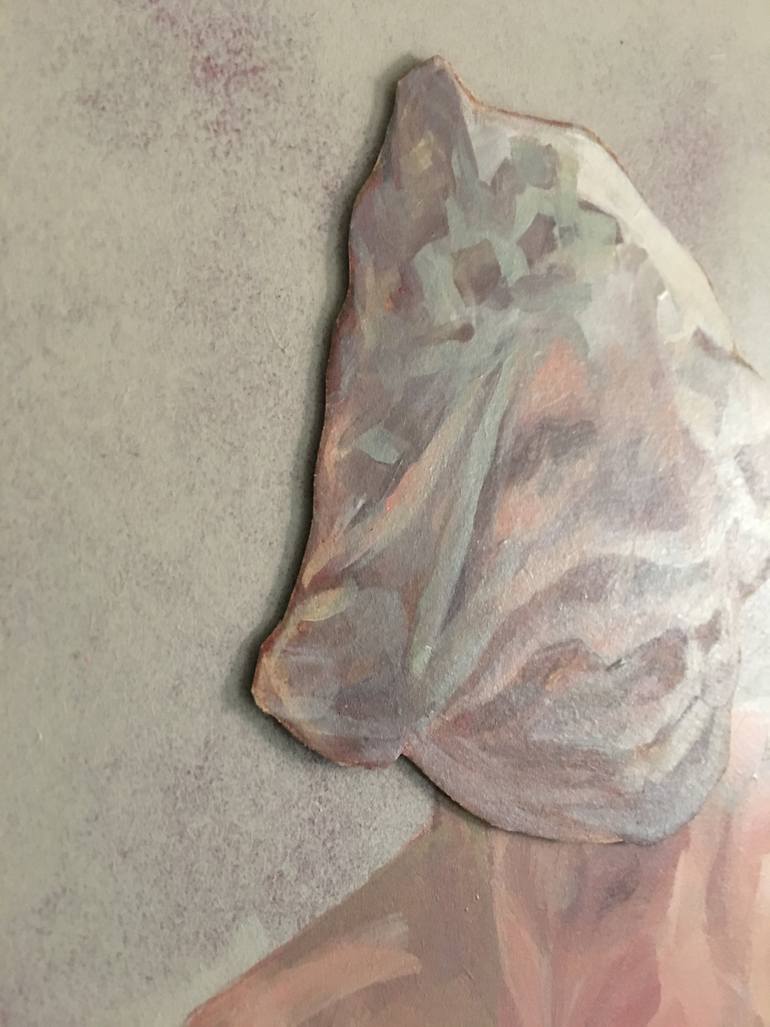 Original Documentary Nude Painting by Desdibujando Cristina Martel