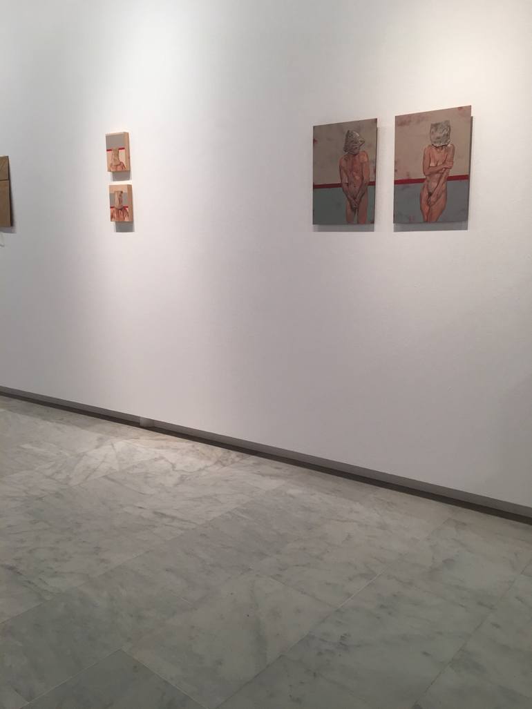 Original Documentary Nude Painting by Desdibujando Cristina Martel