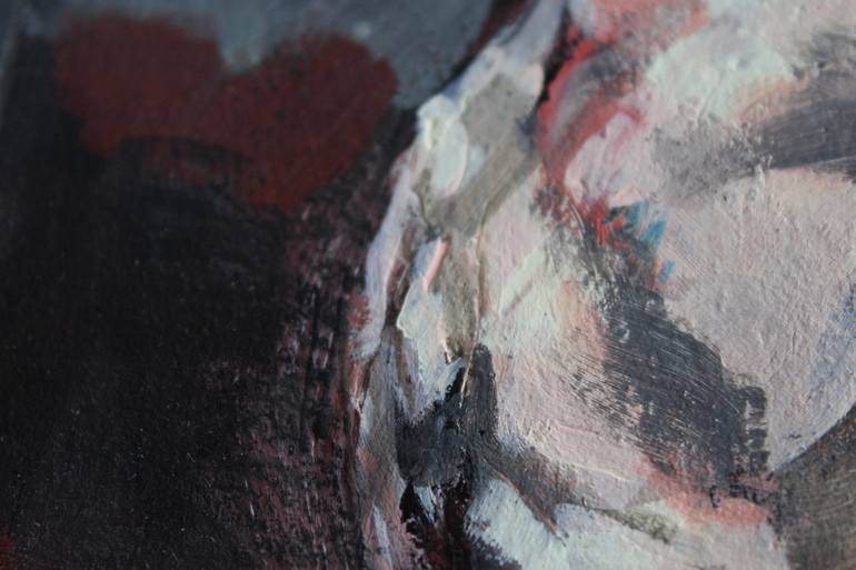 Original Conceptual Nude Painting by Desdibujando Cristina Martel