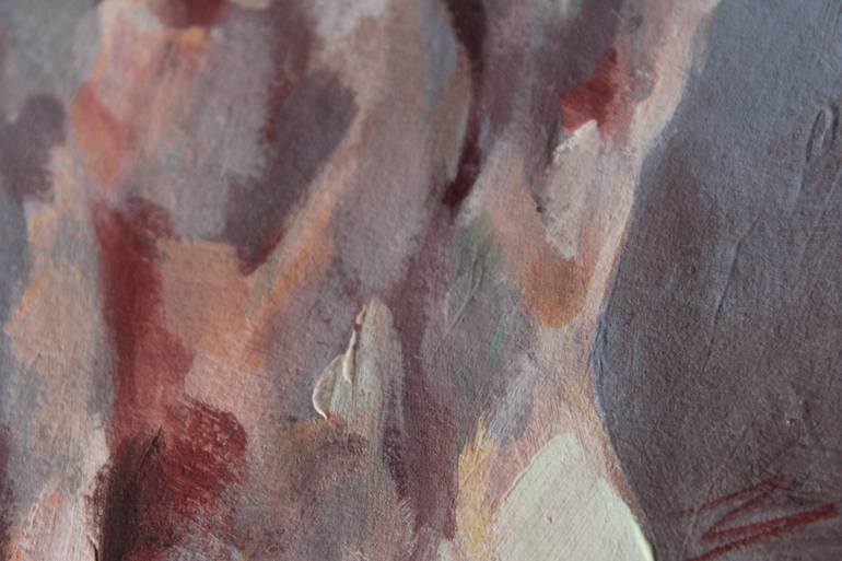 Original Conceptual Nude Painting by Desdibujando Cristina Martel