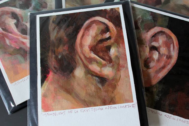 Original Figurative Body Painting by Desdibujando Cristina Martel