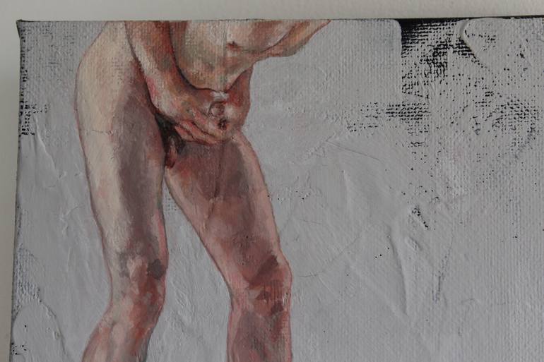 Original Conceptual Nude Painting by Desdibujando Cristina Martel