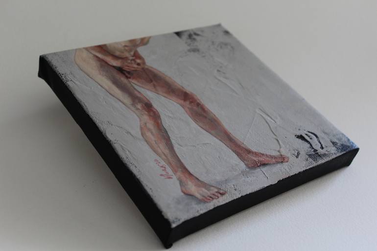 Original Conceptual Nude Painting by Desdibujando Cristina Martel