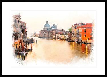 Grand Canal, Venice, Matted & Framed - Limited Edition of 20 thumb
