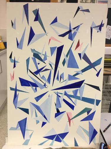 Original Abstract Painting by peter redman