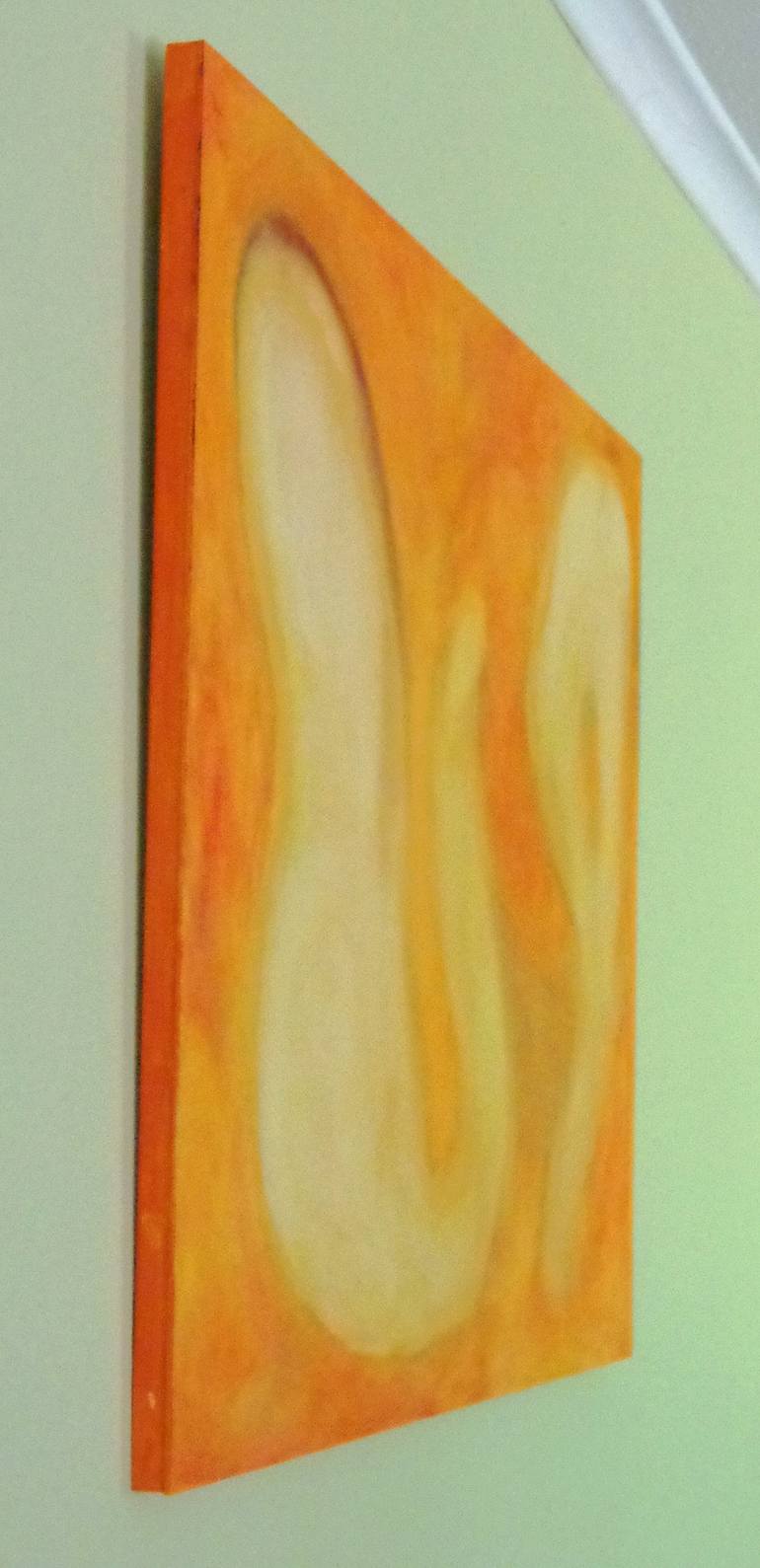 Original Abstract Nude Painting by Jayne Stinton