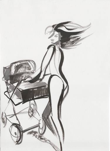 Print of Pop Art Erotic Drawings by Ira Ermolaeva