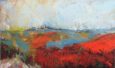 Print of Abstract Expressionism Landscape Paintings by Dunja Zubak