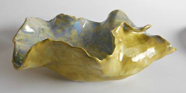 Small Modern Organic Sculpture Bowl thumb