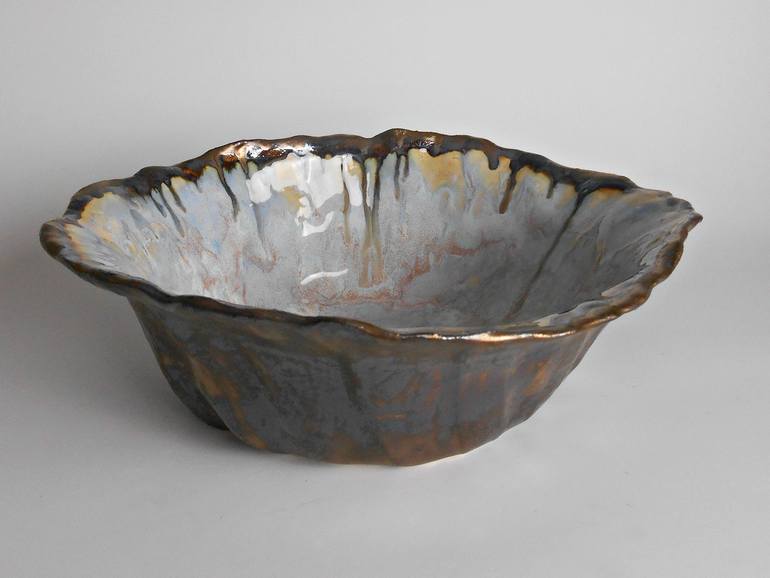 Original Art Deco Abstract Sculpture by Maggie Minor