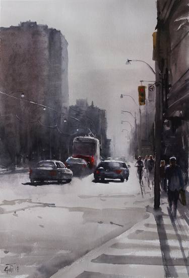 Print of Realism Cities Paintings by Sarker Helal Uddin