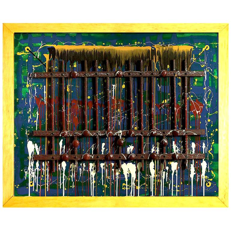 Original Abstract Expressionism Abstract Painting by Antonio Saporito