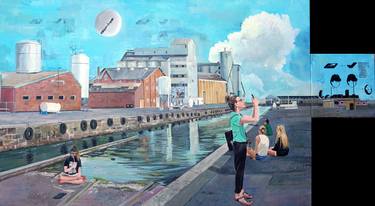 Original Realism Landscape Painting by Sergi RamíRez