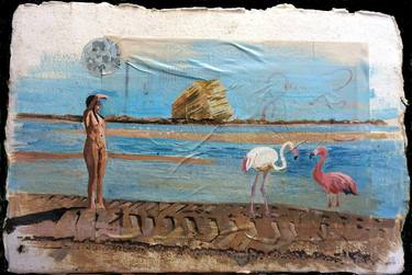 Original Conceptual Beach Paintings by Sergi Ramírez