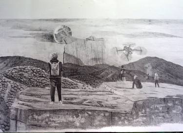 Original Landscape Drawings by Sergi Ramírez
