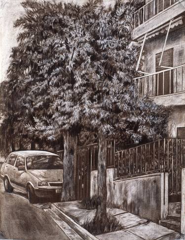 Original Realism Places Drawings by Eleni Tsotsorou