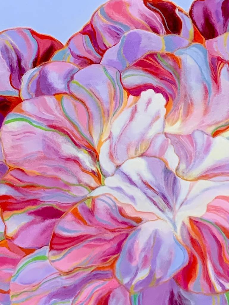 Original Contemporary Floral Painting by Cynthia Swann Brodie