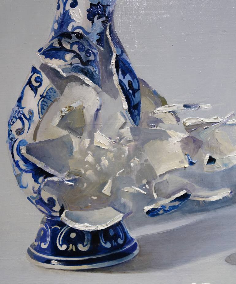 Original Photorealism Still Life Painting by Katya Malakhova