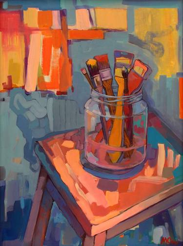 Print of Still Life Paintings by Madis Oru