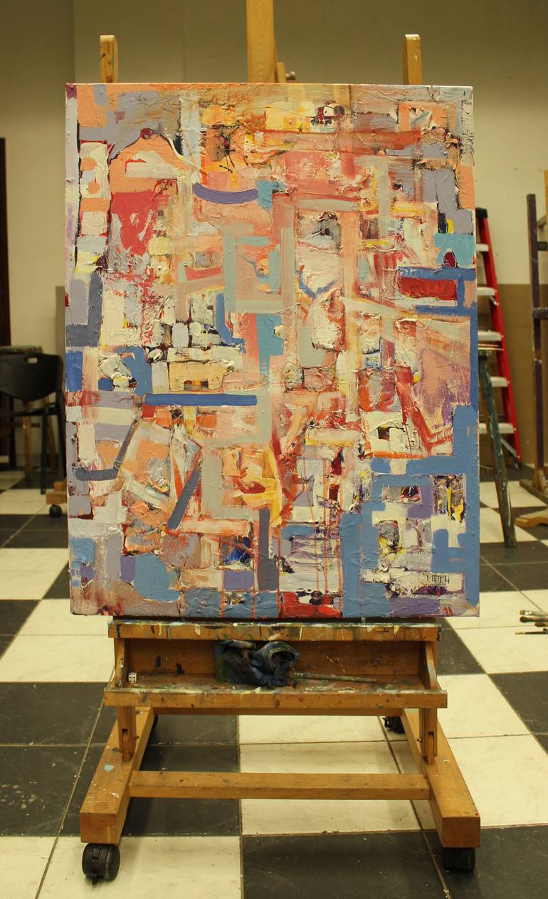 Original Abstract Painting by Madis Oru