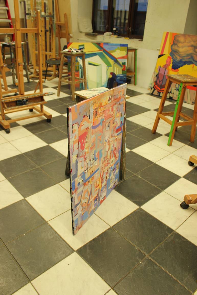 Original Abstract Painting by Madis Oru