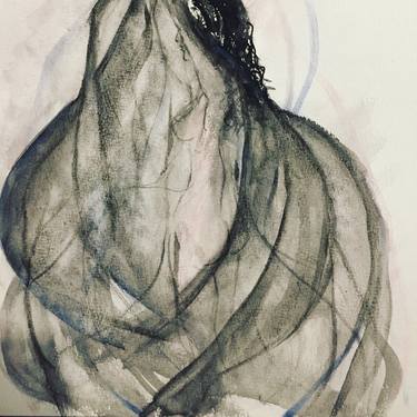 Print of Nude Mixed Media by Erna Velic