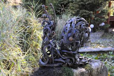 Metal sculpture "Snail" A. BEZRUCHKO thumb