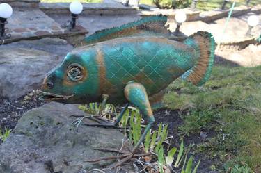 Original Fish Sculpture by Inna R