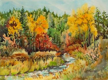 Print of Fine Art Landscape Paintings by Lynne Haines