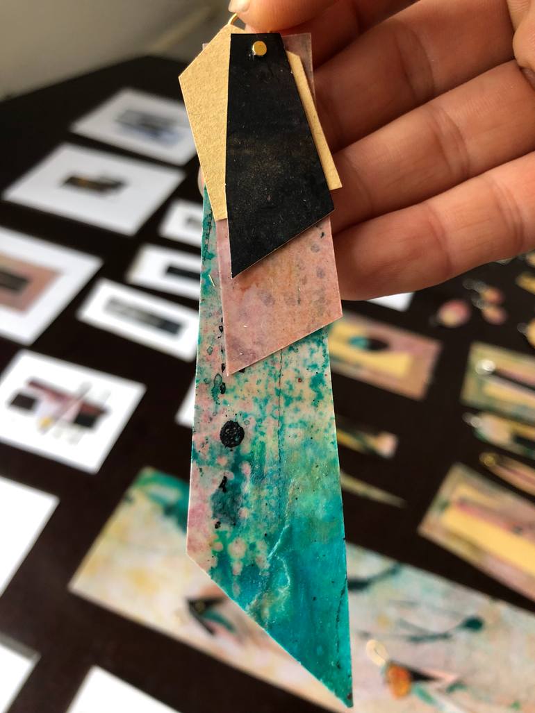 Original Abstract Expressionism Abstract Sculpture by Junjun Li