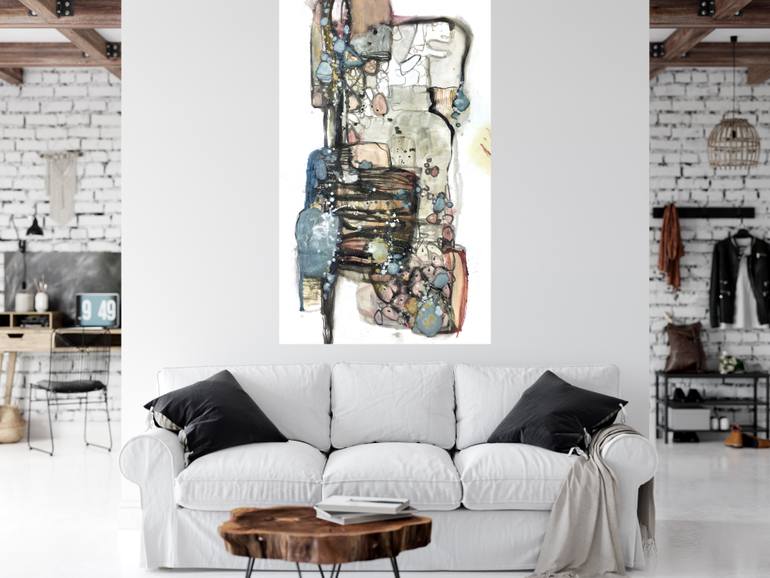 Original Abstract Expressionism Abstract Painting by Junjun Li