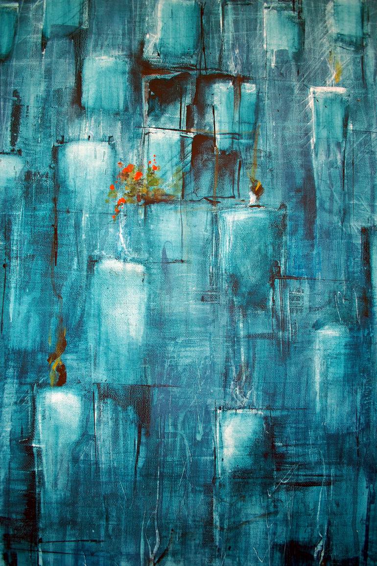 Original Conceptual Abstract Painting by Elena Petrova Gancheva