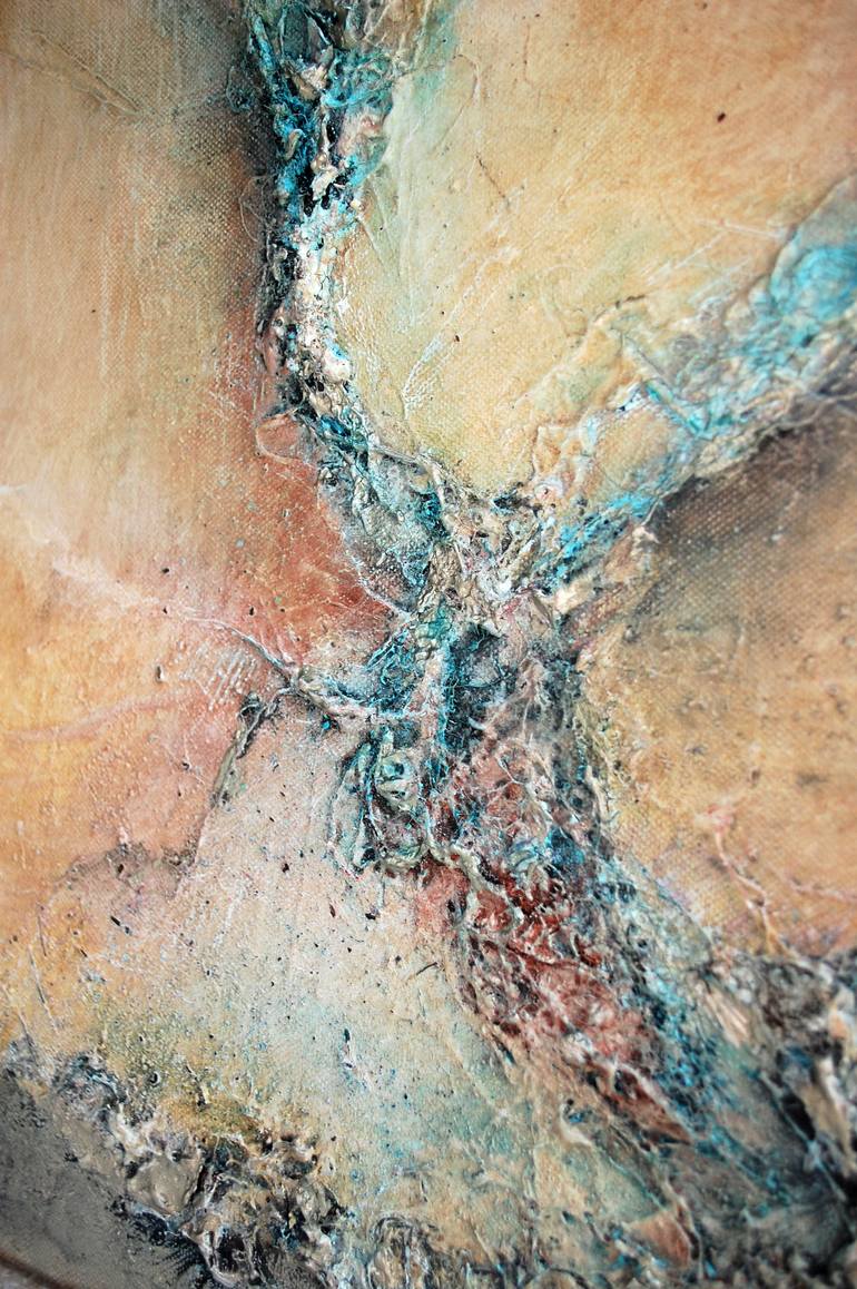 Original Abstract Expressionism Abstract Painting by Elena Petrova Gancheva