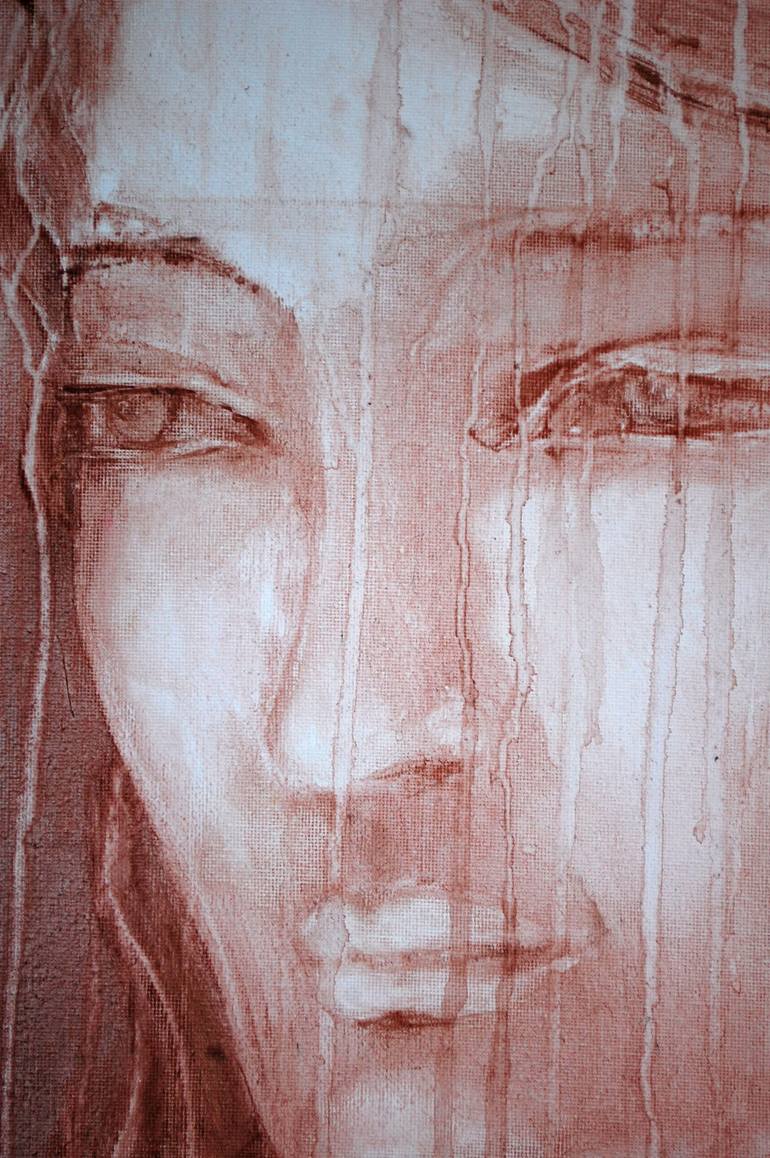 Original Expressionism People Painting by Elena Petrova Gancheva
