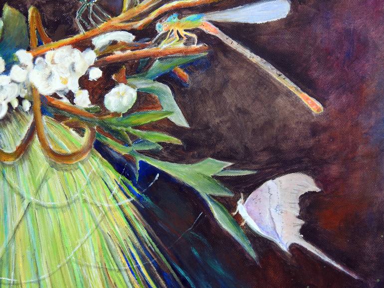 Original Abstract Fantasy Painting by Elena Petrova Gancheva